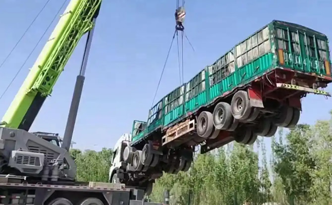 莒县道路脱困救援案例
